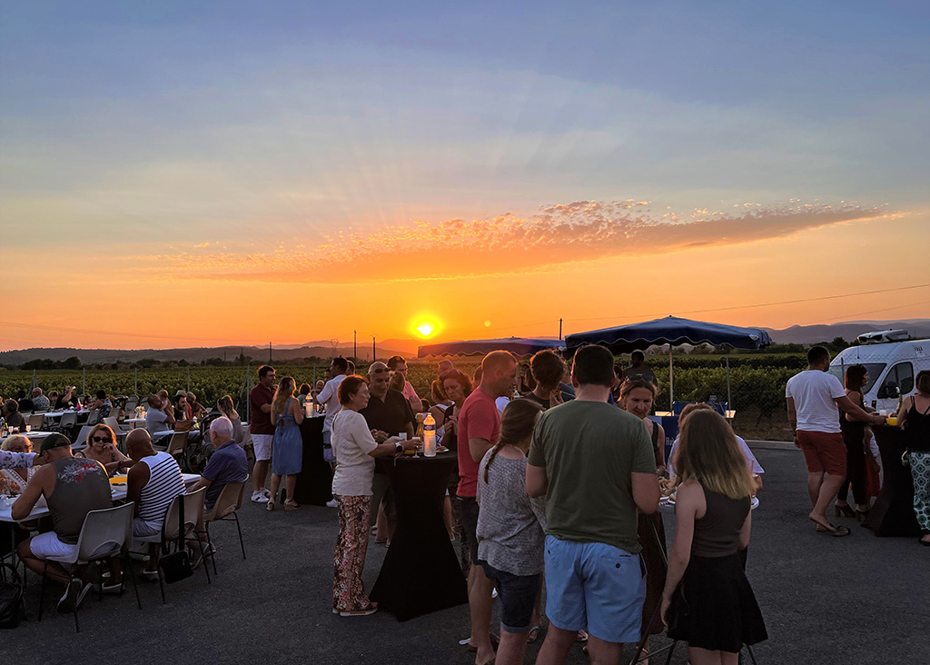 Soirée festive au Domaine Lévéjean